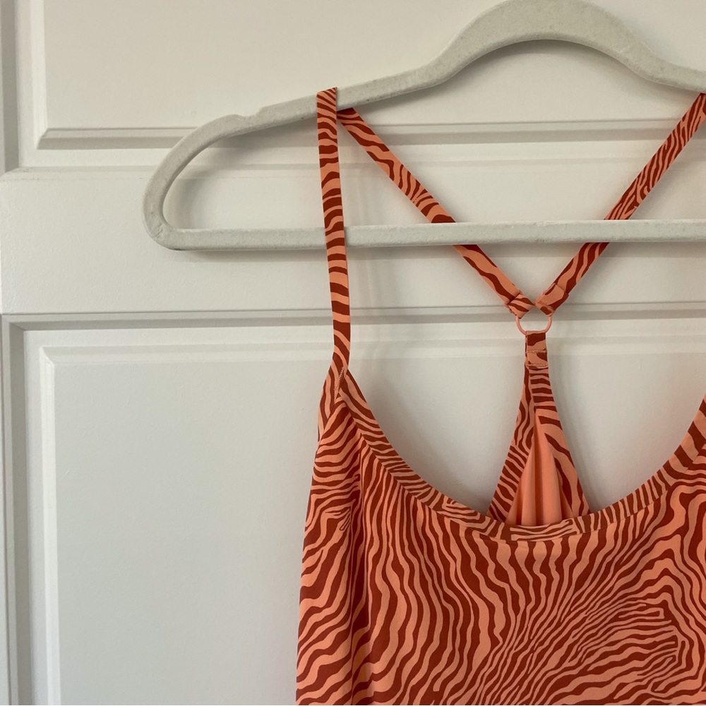 NEW Outdoor Voices Exercise Dress Melon Zebra - Picture 10 of 10